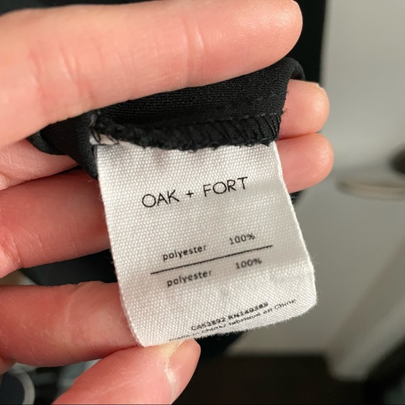 Oak + Fort Black Tie Dress - Picture 4 of 5